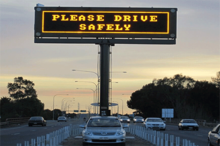 trafic-led-display Artistic